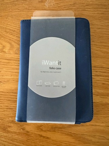 Iwantit blue folding folio - iwantit,